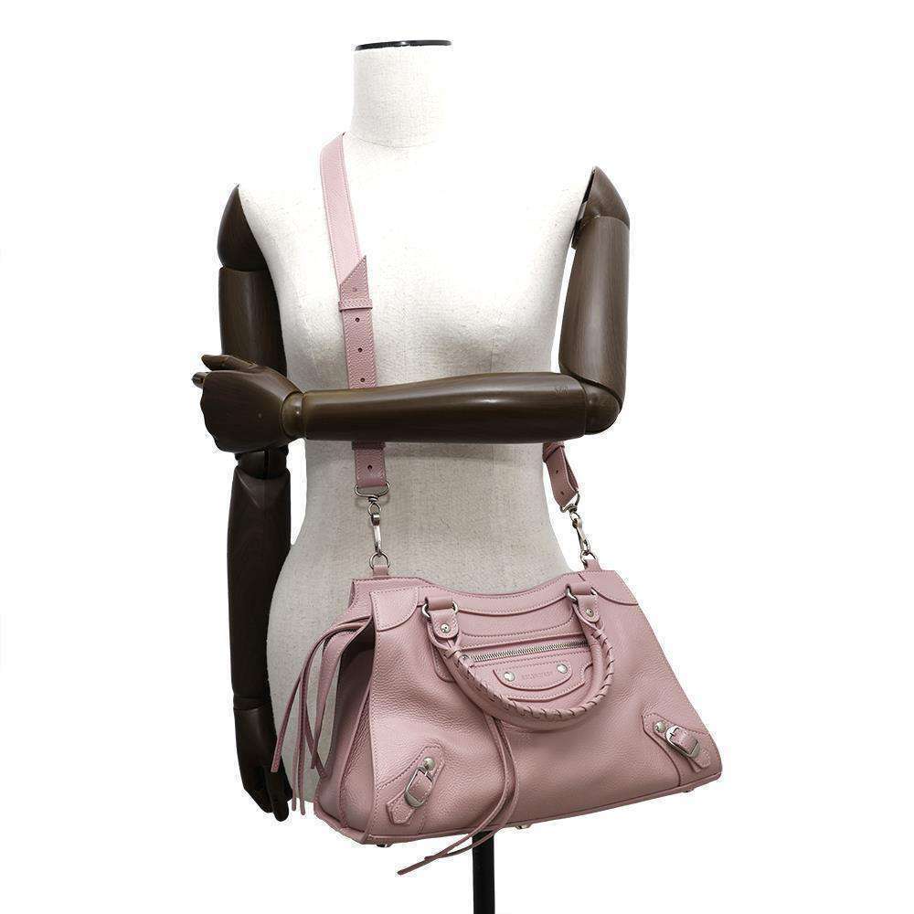 Balenciaga Neo City Leather Handbag Shoulder Bag - Picture 5 of 12